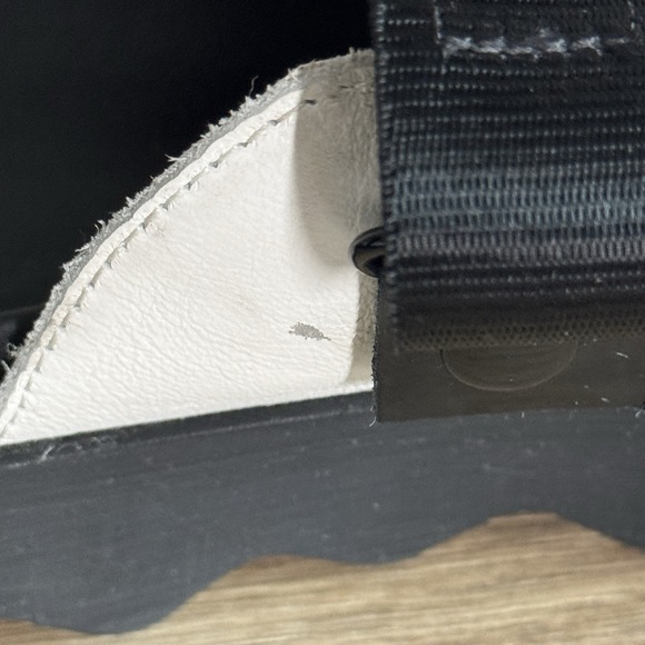 Sorel Viibe Clog Womens 10 White Leather Slingback Casual Platform Neutral - Picture 12 of 15